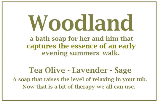 New Product - Woodland Shower and Bath Soap